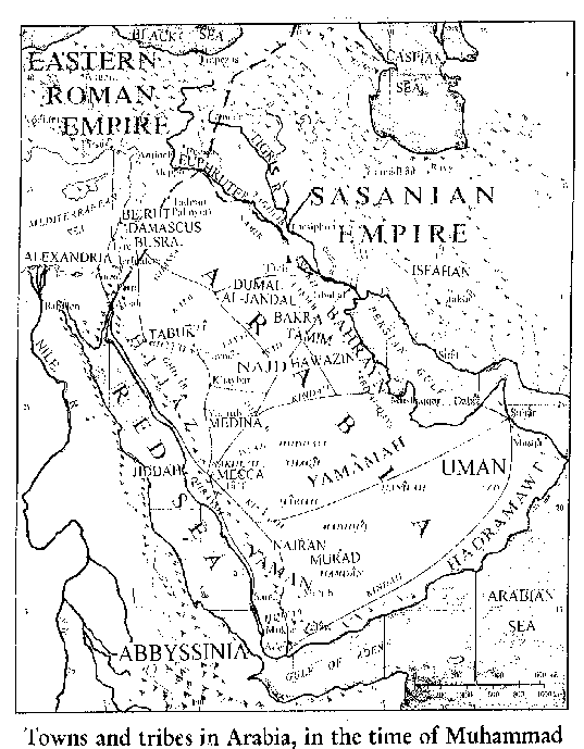 Towns and Tribes in the time of Muhammad (p.b.u.h)